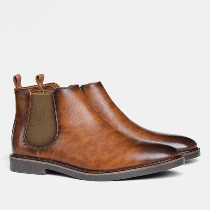 Herren Chelsea Boots aus Leder für Business und Freizeit-Luzern Mode
