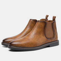Herren Chelsea Boots aus Leder für Business und Freizeit-Luzern Mode