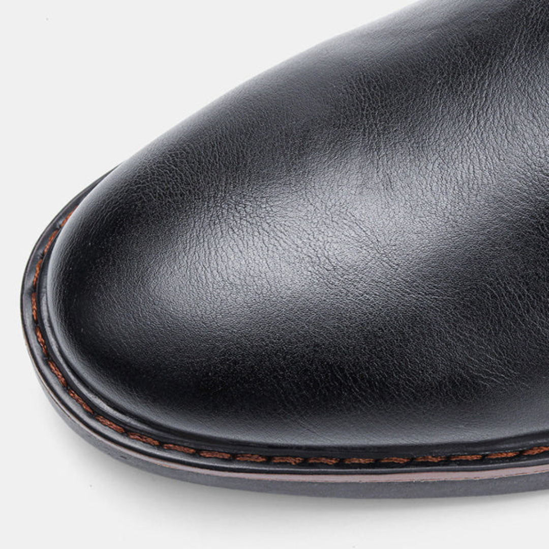 Herren Chelsea Boots aus Leder für Business und Freizeit-Luzern Mode