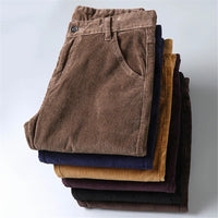 Herren Cordhose Slim Fit - Bequeme Freizeithose für Männer-Luzern Mode