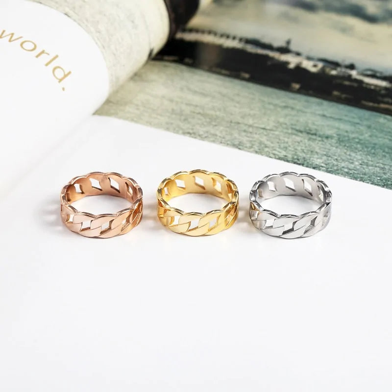 Ring | Langlebig | Stilvoll | Modern | Geflochten | Vielseitig | Hypoallergen-Luzern Mode