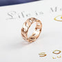Ring | Langlebig | Stilvoll | Modern | Geflochten | Vielseitig | Hypoallergen-Roségold-5-Luzern Mode