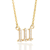 Halskette für Damen | Engelszahlen | Gold | Silber | Schutz-Gold-111-Luzern Mode