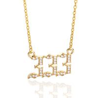 Halskette für Damen | Engelszahlen | Gold | Silber | Schutz-Gold-333-Luzern Mode