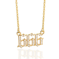 Halskette für Damen | Engelszahlen | Gold | Silber | Schutz-Gold-666-Luzern Mode
