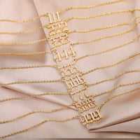 Halskette für Damen | Engelszahlen | Gold | Silber | Schutz-Luzern Mode