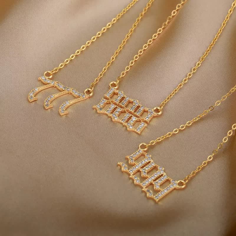 Halskette für Damen | Engelszahlen | Gold | Silber | Schutz-Luzern Mode