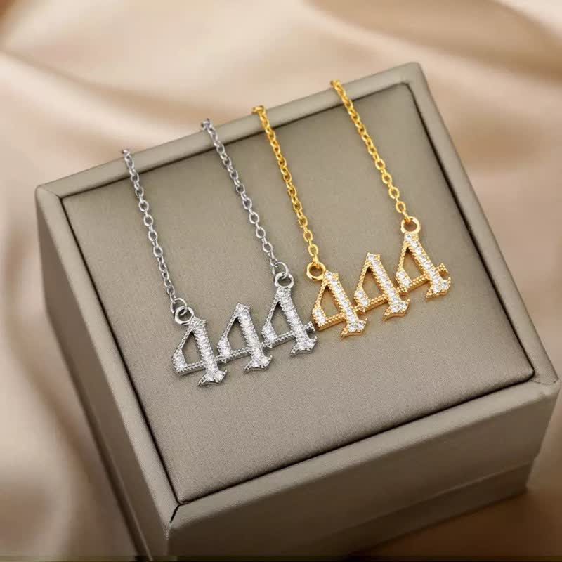 Halskette für Damen | Engelszahlen | Gold | Silber | Schutz-Luzern Mode
