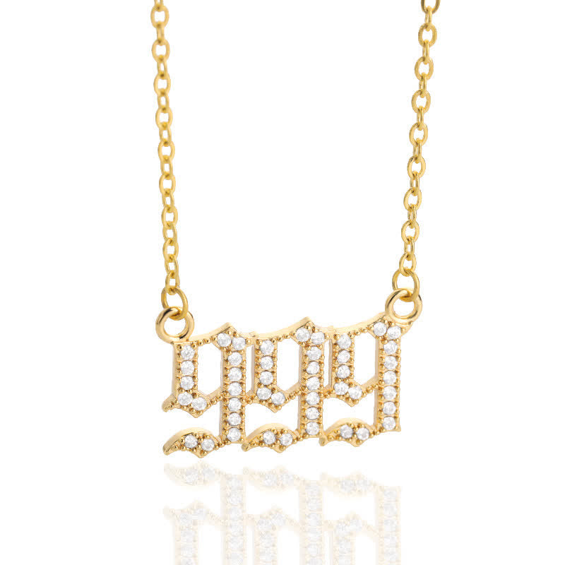 Halskette für Damen | Engelszahlen | Gold | Silber | Schutz-Gold-999-Luzern Mode