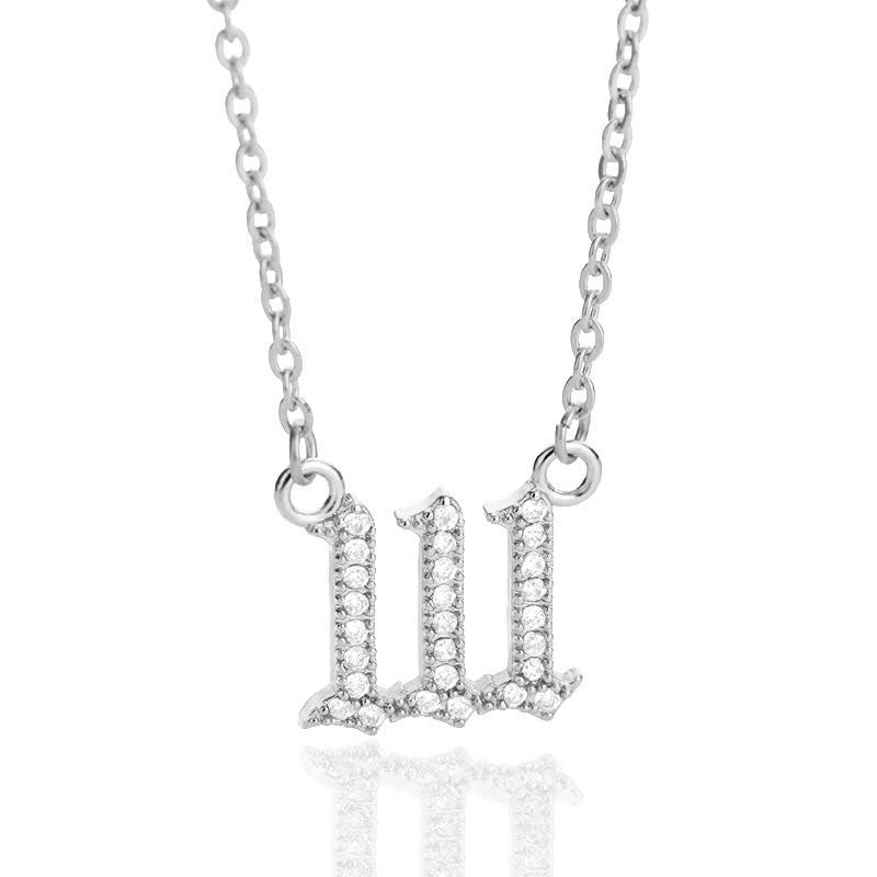 Halskette für Damen | Engelszahlen | Gold | Silber | Schutz-Silber-111-Luzern Mode