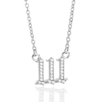 Halskette für Damen | Engelszahlen | Gold | Silber | Schutz-Silber-111-Luzern Mode