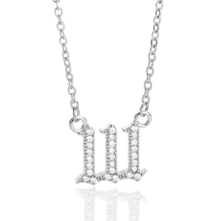 Halskette für Damen | Engelszahlen | Gold | Silber | Schutz-Silber-111-Luzern Mode