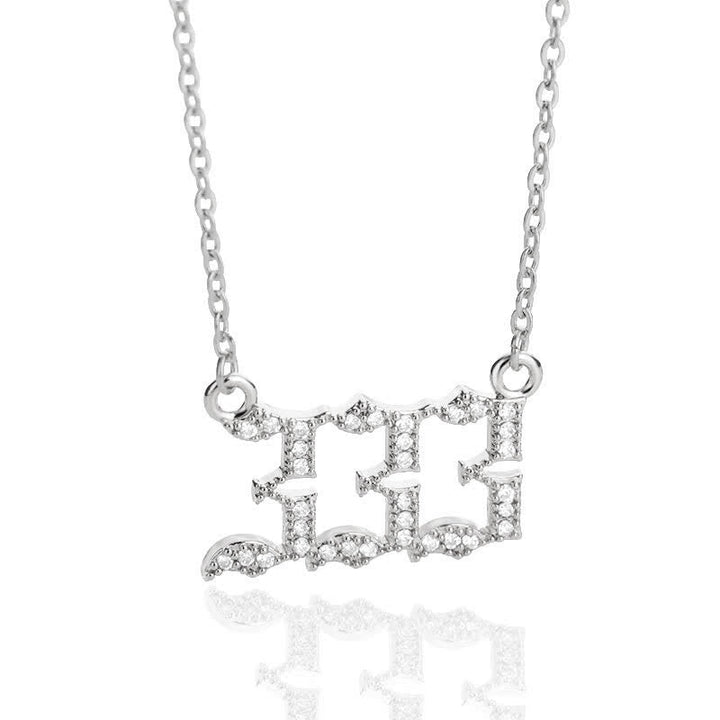 Halskette für Damen | Engelszahlen | Gold | Silber | Schutz-Silber-333-Luzern Mode