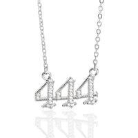 Halskette für Damen | Engelszahlen | Gold | Silber | Schutz-Silber-444-Luzern Mode