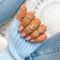 Ring | Kronenform Zirkonia Glitzer Langlebig Dezent Stilvoll Vielseitig-Luzern Mode