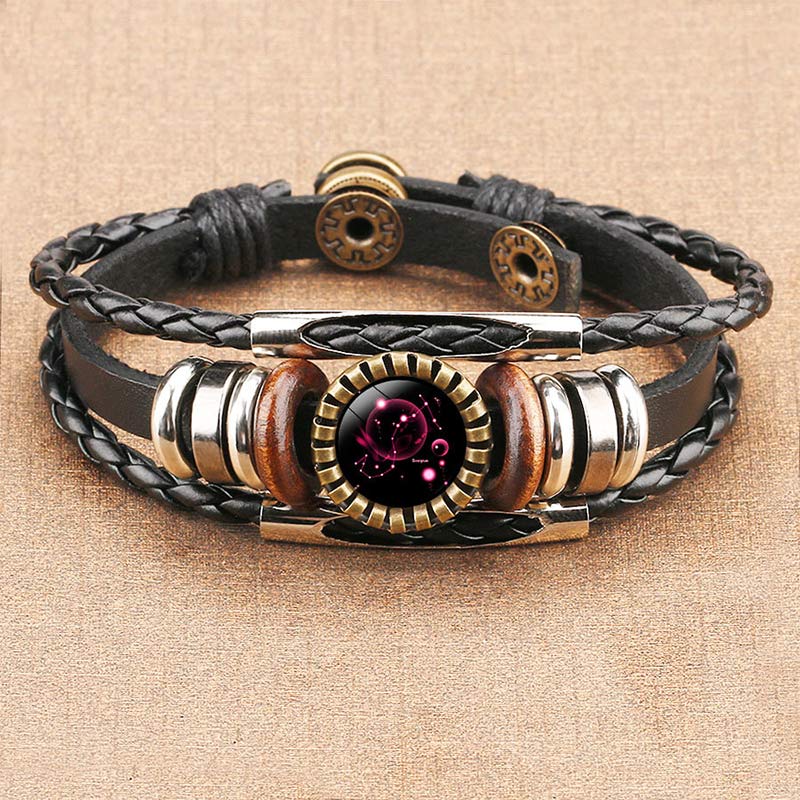 Armband für Damen | Sternzeichen-Symbol | Retro | Verstellbar-Skorpion-Luzern Mode