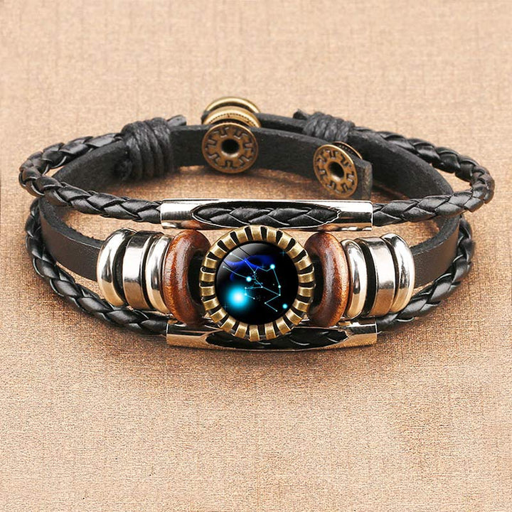 Armband für Damen | Sternzeichen-Symbol | Retro | Verstellbar-Stier-Luzern Mode