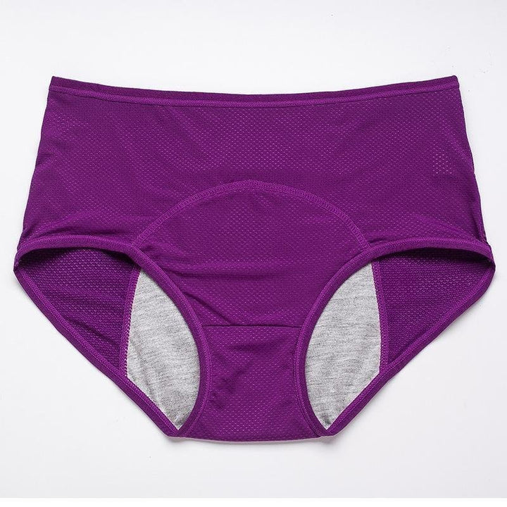 Damen Hohe Taille Schutzhose für Komfort und Schutz-1+1 GRATIS (Lila)-S (38-40)-Luzern Mode