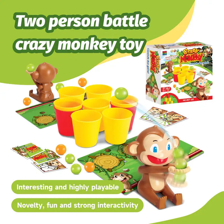 Schießspiel | Brettspiel Affe Zwei-Personen Reflex Strategie Familienspaß-Luzern Mode