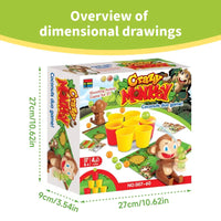Schießspiel | Brettspiel Affe Zwei-Personen Reflex Strategie Familienspaß-Luzern Mode