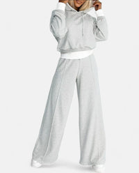 Damen Jogginganzug Kapuzenpullover Set Freizeitmode-Luzern Mode