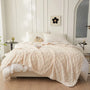Decke | Weich | Warm | Komfortabel | Vielseitig | Flanell | Langlebig | Stilvoll | Wolle-Elfenbein-70x100cm-Luzern Mode