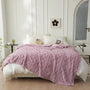 Decke | Weich | Warm | Komfortabel | Vielseitig | Flanell | Langlebig | Stilvoll | Wolle-Lila-70x100cm-Luzern Mode