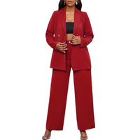 Damen Anzug Set Business Casual mit Blazer und Hose-Luzern Mode
