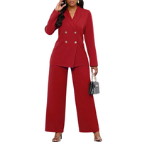 Damen Anzug Set Business Casual mit Blazer und Hose-Luzern Mode