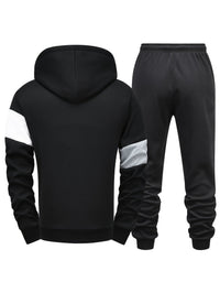 Herren Jogginganzug Set Kapuzenpullover und Jogginghose-Luzern Mode