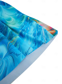 Blaue Tankini | Elastisch | Schnelltrocknend | Figurbetont | Gedruckt-Luzern Mode