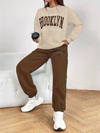Damen Jogginganzug Brooklyn New York Freizeitmode-Luzern Mode