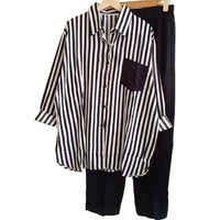 Leinen Set Damen zweiteilig | lockeres Shirt | weite Hose | atmungsaktiv | leicht-Luzern Mode